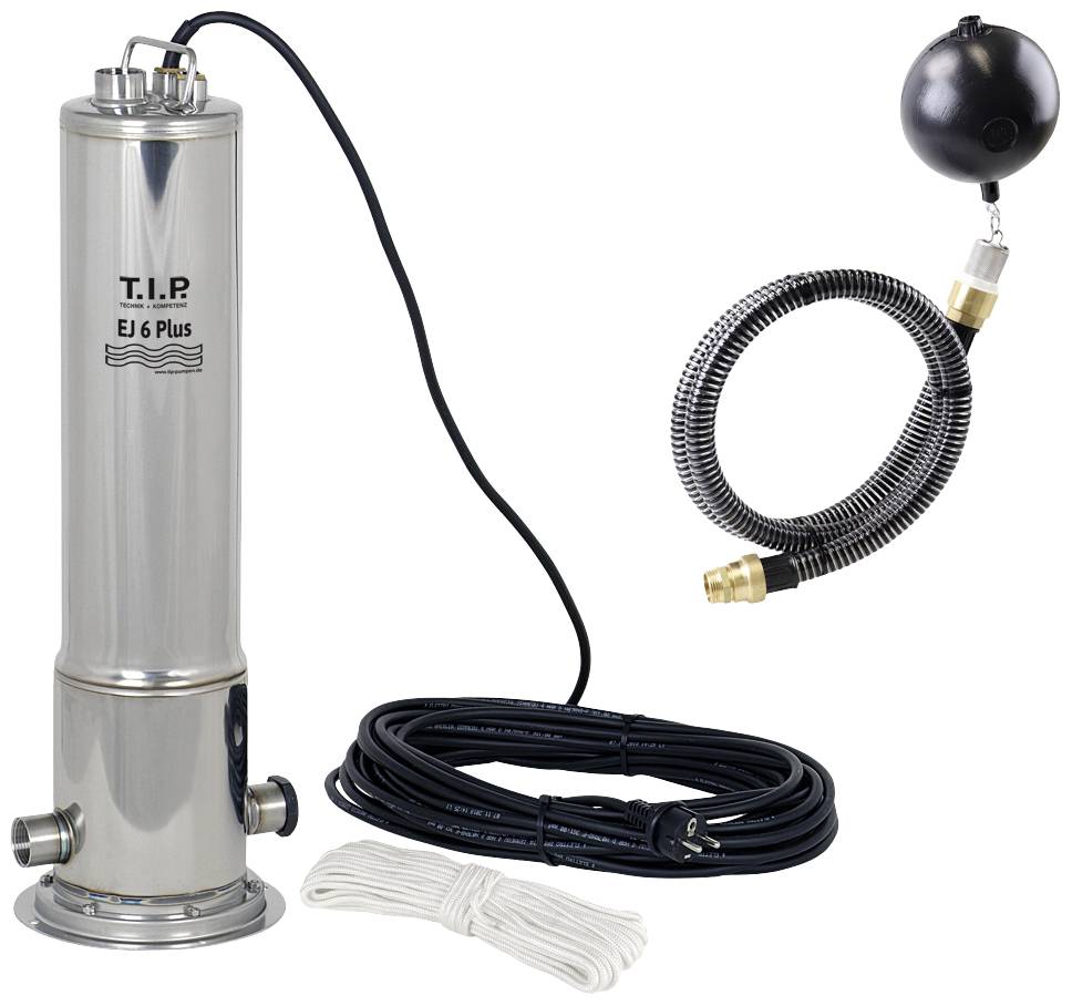 T.I.P. - Technische Industrie Produkte EJ 6 PLUS SCHWIMMER 30156 Well pump 6000 l/h 55 m-0