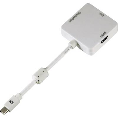 Hama 53245 DisplayPort / DVI / HDMI Adapter [1x Mini DisplayPort plug - 1x HDMI socket, DVI socket 29-pin, DisplayPort s-4