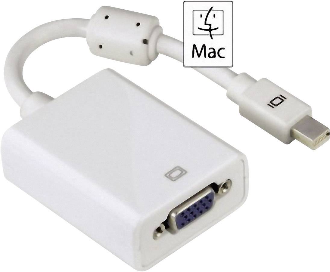 Hama 53247 DisplayPort / VGA Adapter [1x Mini DisplayPort plug - 1x VGA socket] White incl. ferrite core-1