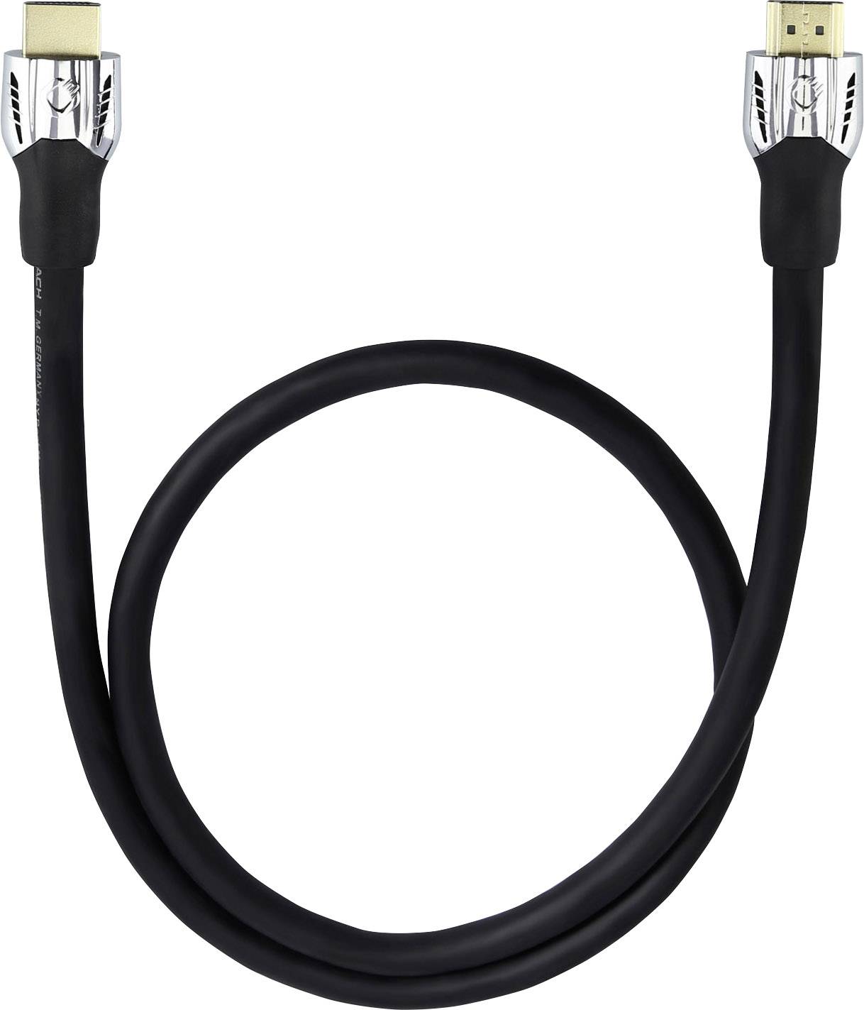 HDMI Cable [1x HDMI plug - 1x HDMI plug] 15.00 m Black Oehlbach Matrix Evolution