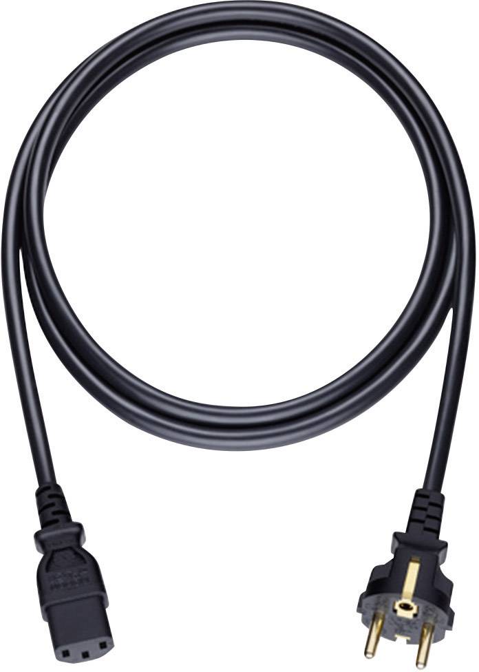 Oehlbach Current Cable [1x PG plug - 1x IEC C13 socket ] 3.00 m Black