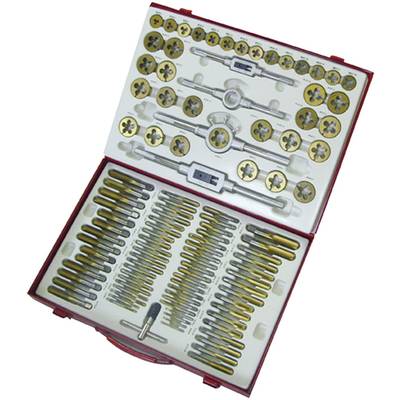 Holzmann Maschinen H070300003 Tap tool kit 101-piece HSS metric M2, M3, M4, M5, M6, M7, M8, M9, M10, M11, M12, M14, M16,