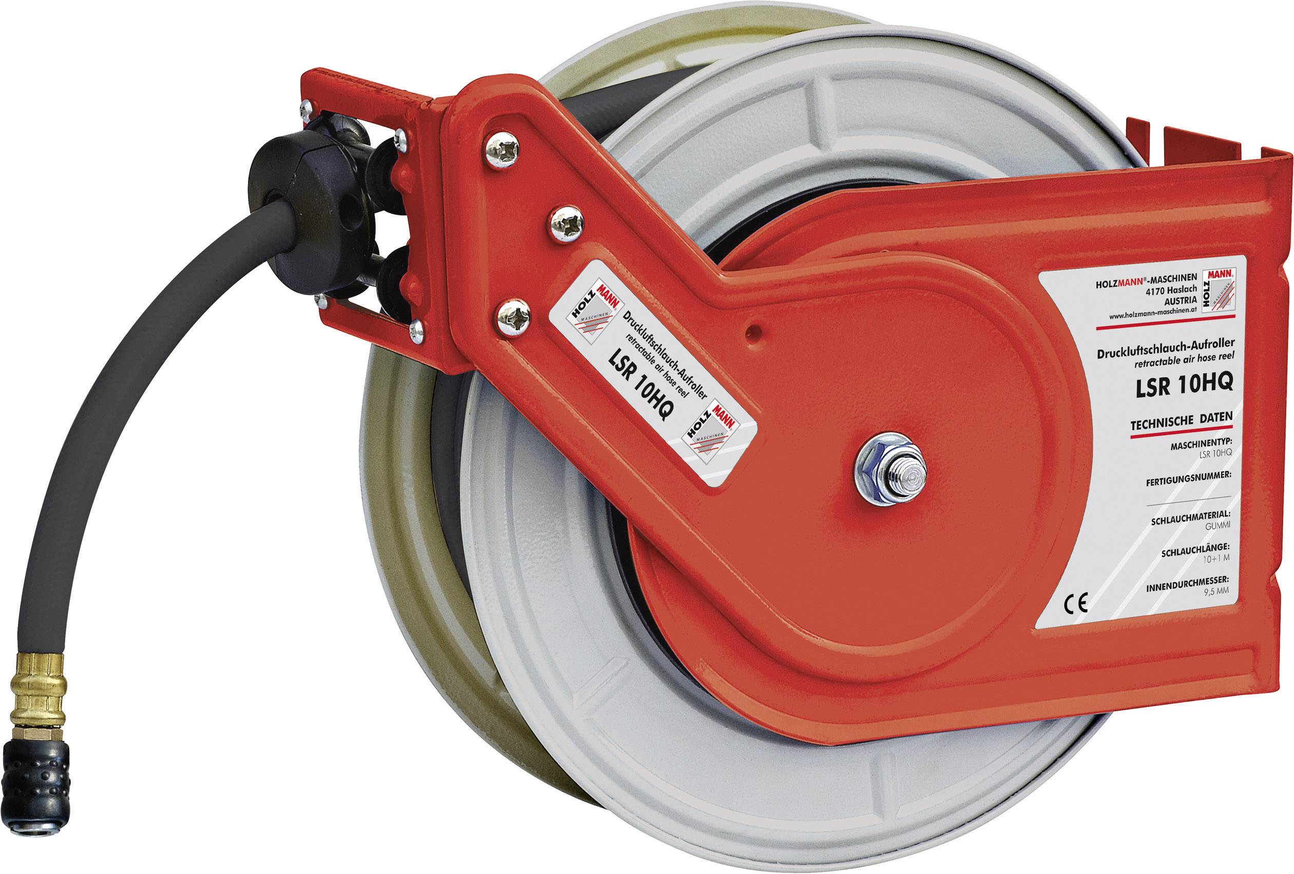 Holzmann Maschinen LSR10HQ Air hose recoiler 10 m 10 bar Wall mount, Ceiling mount