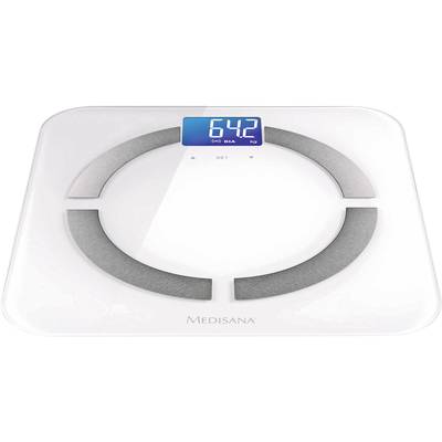 Smart bathroom scales Medisana BS 430 connect Weight range=180 kg White