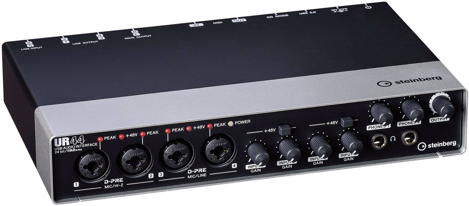 Audio interface Steinberg UR44 incl. software