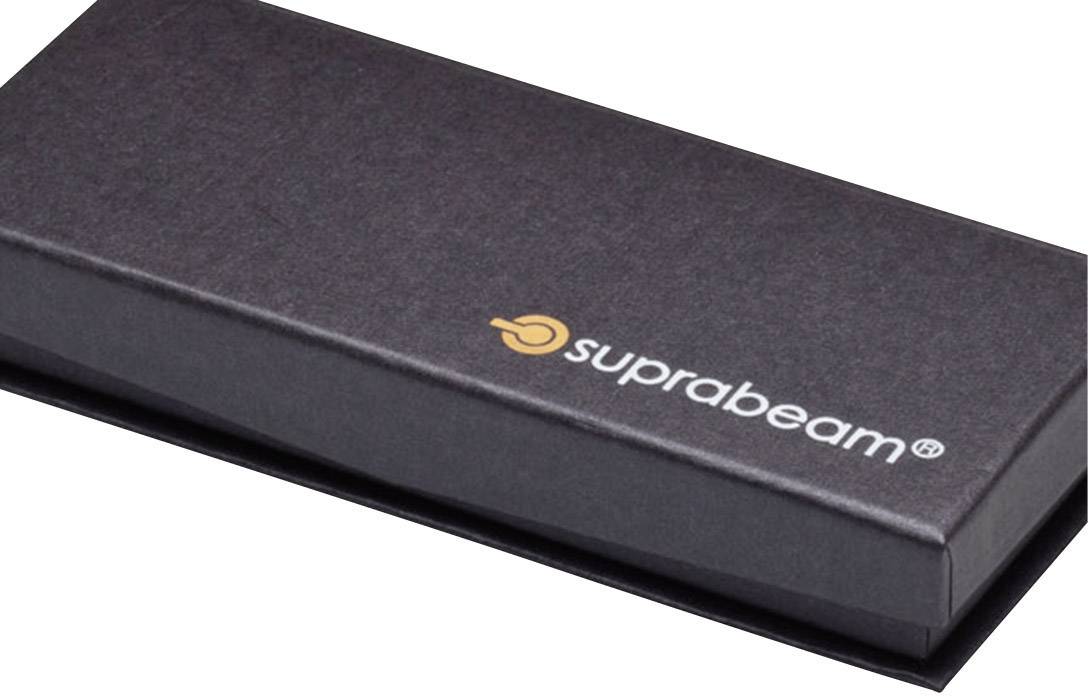 Black box with the orange 'suprabeam' logo on the top surface.