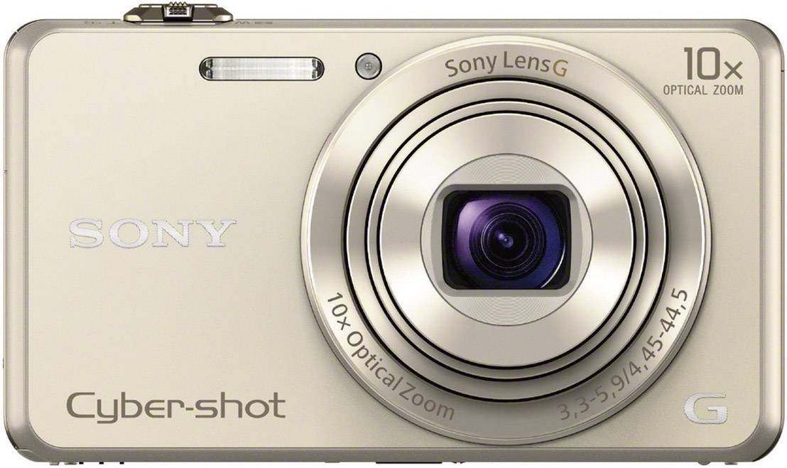 Sony Cyber-Shot DSC-WX220N Digital camera 18.2 MP Optical zoom: 10 x Gold Full HD Video, Wi-Fi