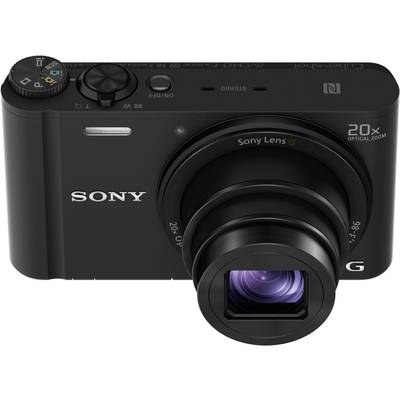 Sony Cyber-Shot DSC-WX350B Digital camera 18.2 MP Optical zoom: 20 x Black Full HD Video, Wi-Fi-20