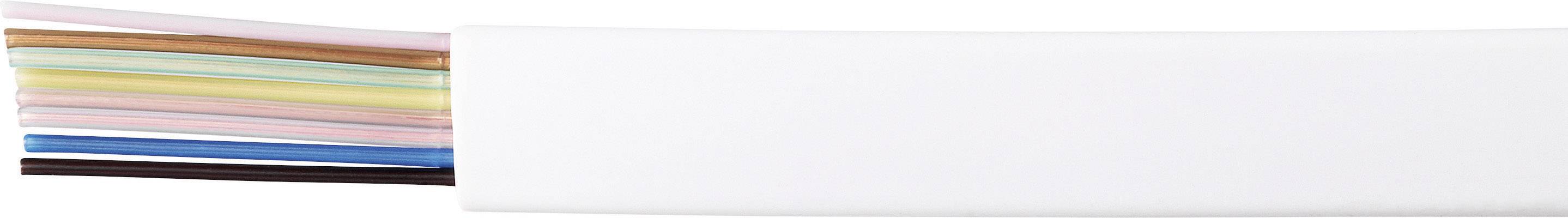 Kash Phone cord LiYY 8 x 0.12 mm² White Sold per metre