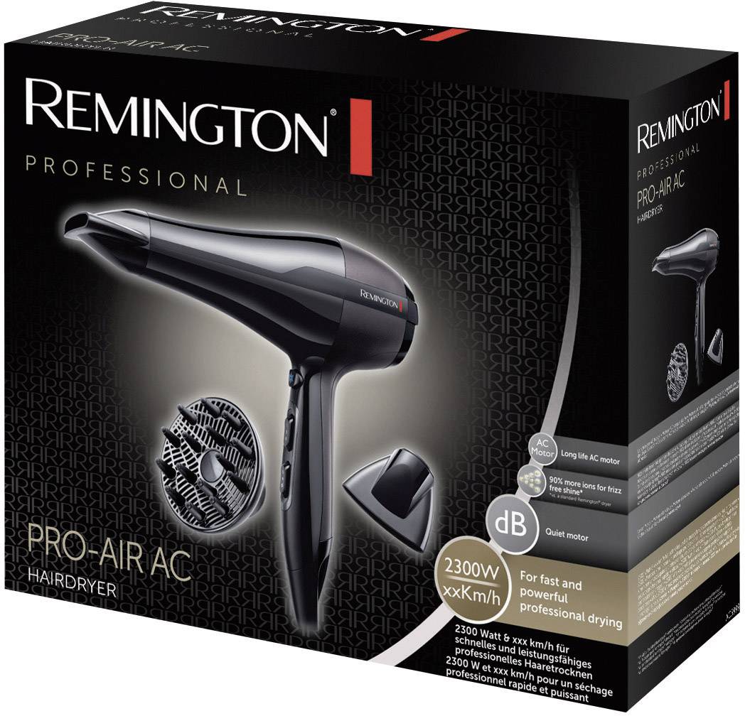 Remington AC 5999 Hair dryer Black (glossy) from