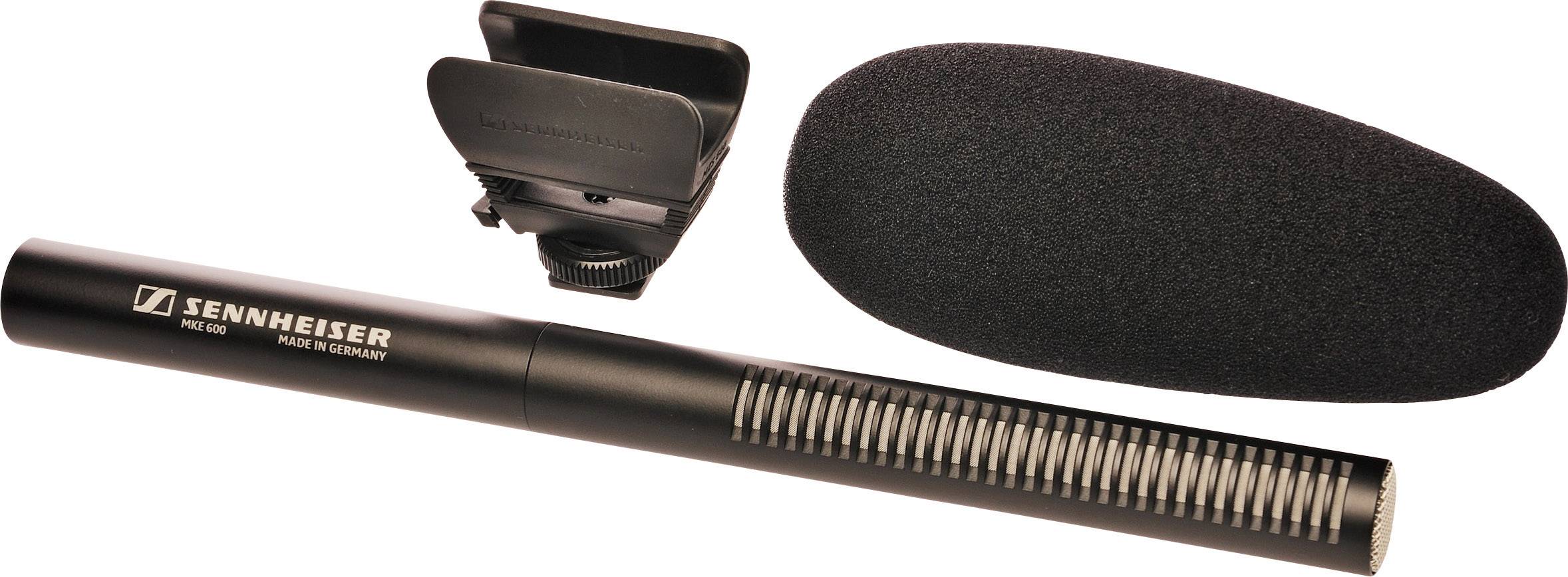 Sennheiser MKE 600 Camera microphone Transfer type (details):Corded incl.  pop filter, Hot shoe mount