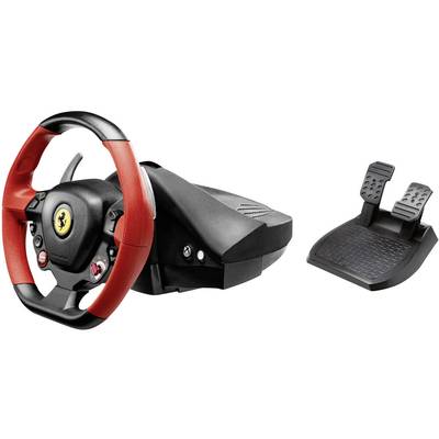Thrustmaster Ferrari 458 Spider Steering wheel  Xbox One Black incl. foot pedals