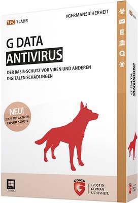 G-Data AntiVirus Full version, 3 licences Windows Antivirus ...