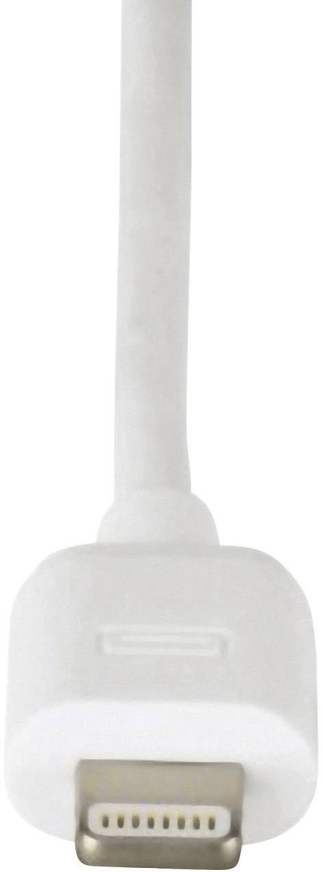 Hama Cable [1x USB 2.0 connector A - 1x Apple Dock lightning plug] 1.50 m White-2