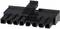 Black 8-pin connector for PC power supplies, most commonly used for motherboard power supply.
