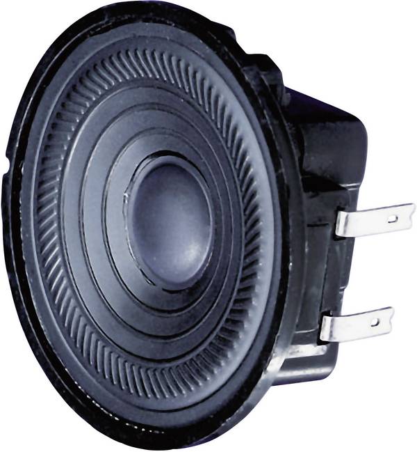 Visaton K 50 - 50 Ohm 2 inch 5 cm Mini speaker 2 W 50 Ω Black Plastic diaphragm, UV-resistant