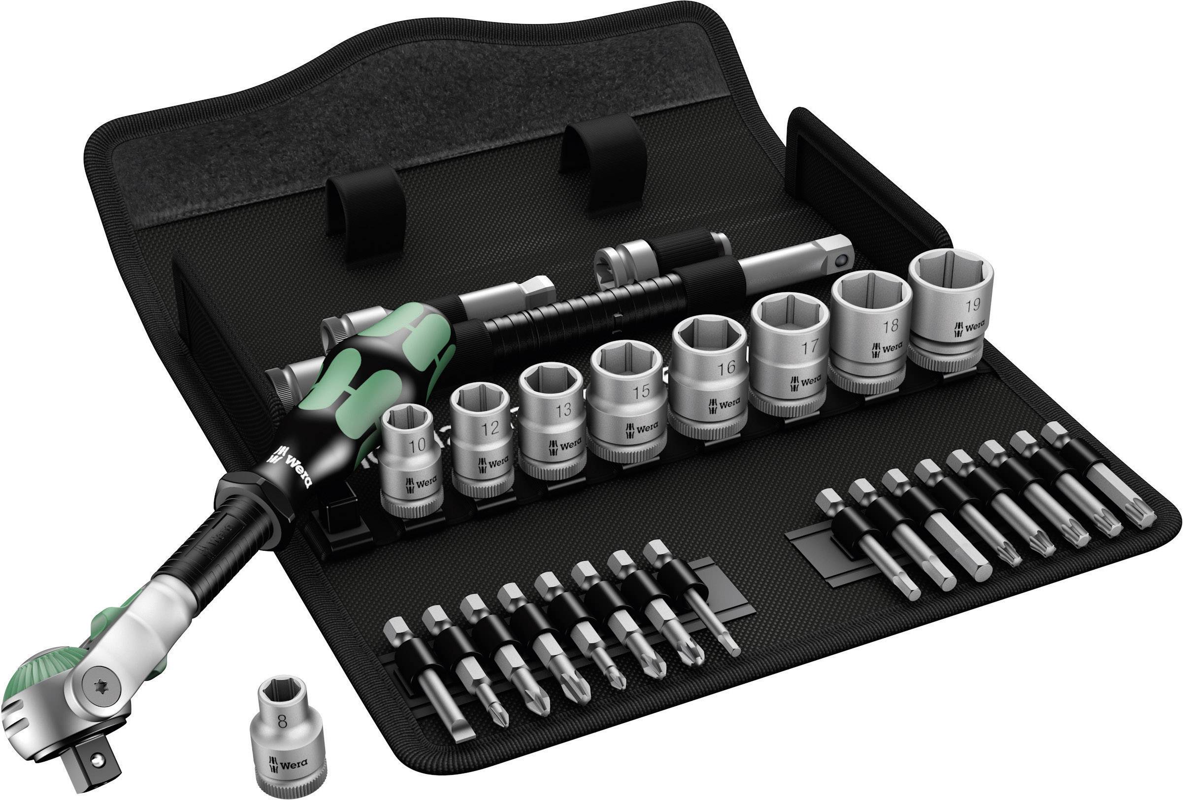 Wera 8100 SB 6 Zyklop Speed Bit set Metric 3/8