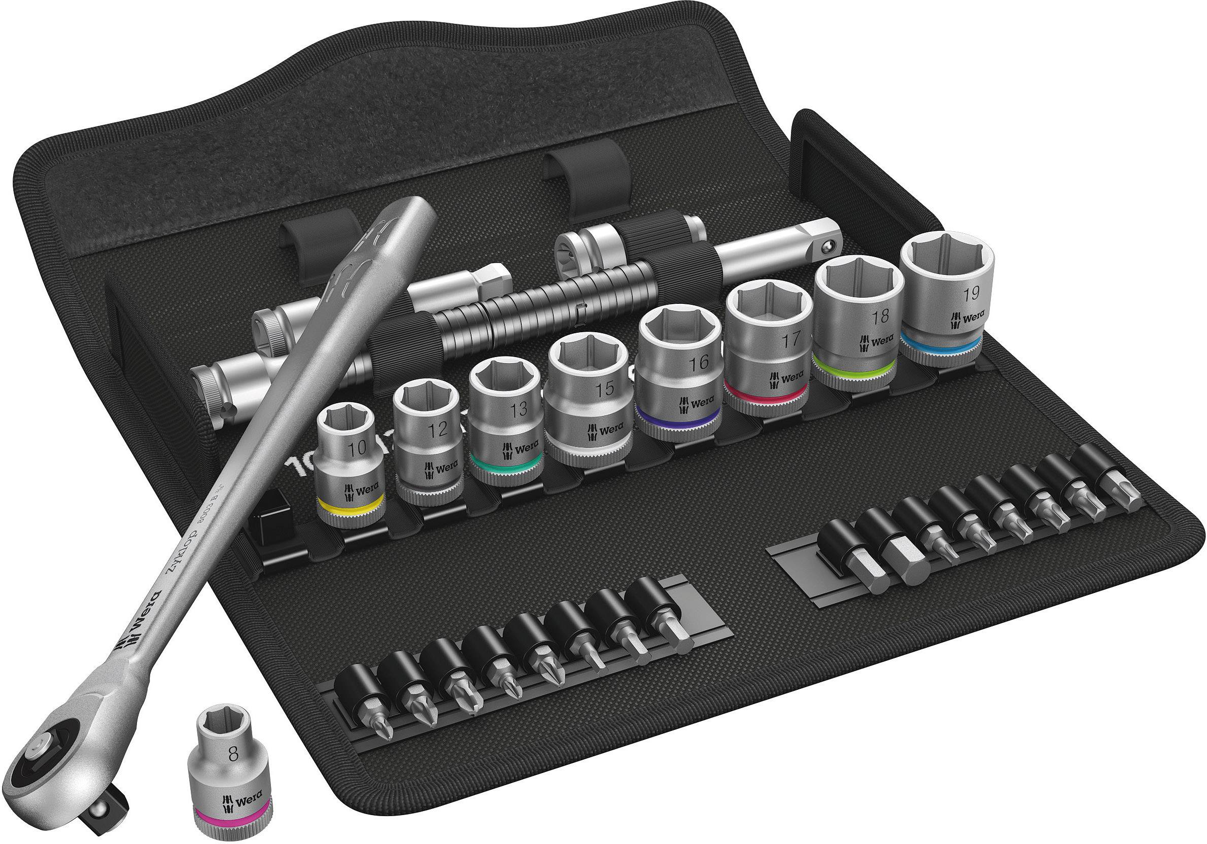 Wera Zyklop Metal 8100 SB 7 Bit set Metric 3/8 (10 mm) 29-piece 05004047001