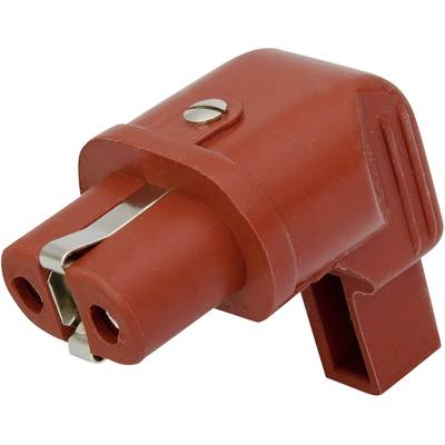 Kalthoff 344003 Hot wire connector 344 Socket, right angle Total number of pins: 2 + PE 16 A Red 1 pc(s) 