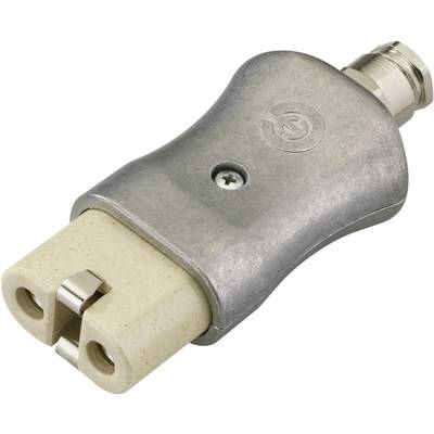 Kalthoff 840015 Hot wire connector 344 Socket, straight Total number of pins: 2 + PE 16 A Aluminium  1 pc(s) 
