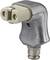 A silver and beige electrical plug, marked with '25A 380V', displays its power specifications.
