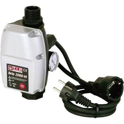 An electronic pressure switch 'T.I.P Brio 2000-M' with mains cable and plug. Used for controlling water pumps.