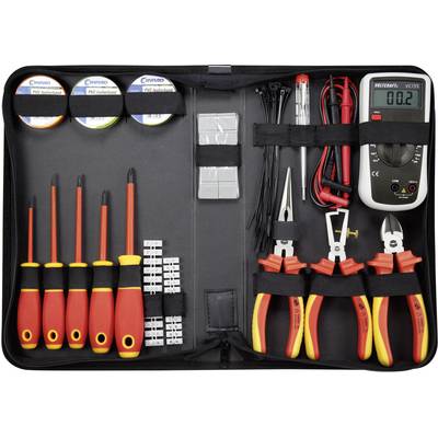 TOOLCRAFT  1177223 Electrical contractors Tool kit Bag 50-piece