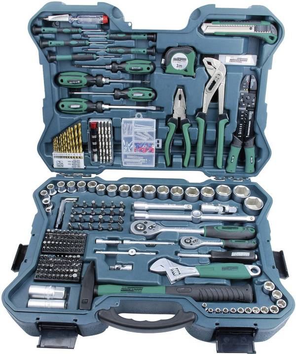 DIYers Tool kit Case 303-piece Brüder Mannesmann  M29088