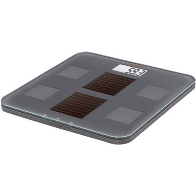 Soehnle Solar Fit Digital bathroom scales 63342 Weight range=150 kg Grey Incl. solar cells-1