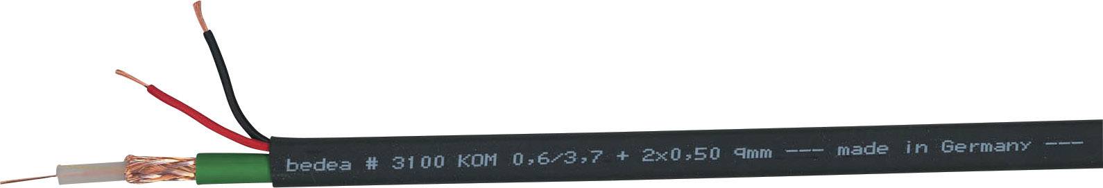 Bedea 31000900 Multicore cable KOM0,6/3,7A 2 x 0.5 mm² Black Sold per metre