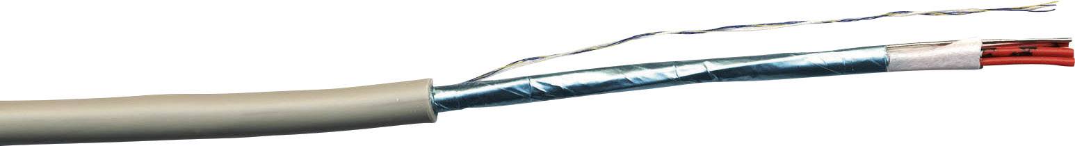 VOKA Kabelwerk 16625300 Data cable J-2Y(St)Y … St III Bd 4 x 2 x 0.28 mm² Grey Sold per metre