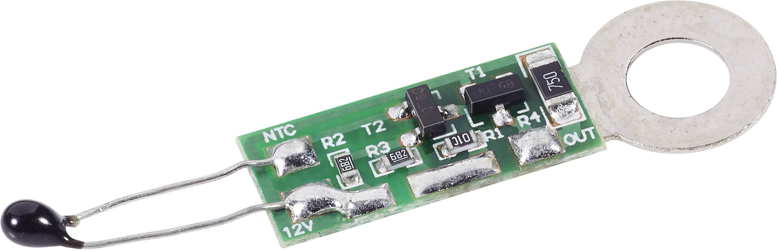 H-Tronic 118028 Temperature-dependent fan controller Component 12 V DC 20 - 50 °C