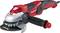 A red Einhell angle grinder with a black handle and silver grinding head, suitable for grinding work in workshops.