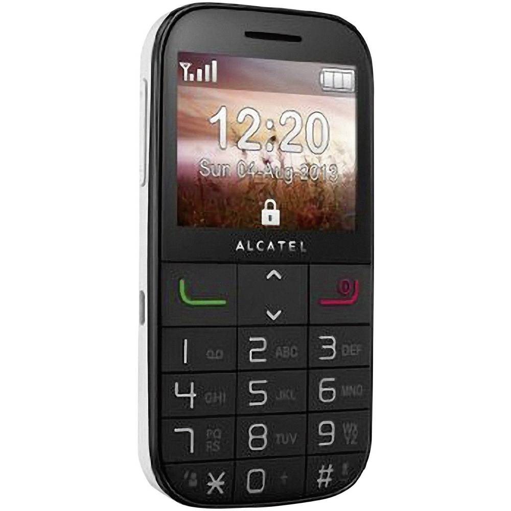 Alcatel 2000 Big Button SIM Free Mobile Phone White Fro