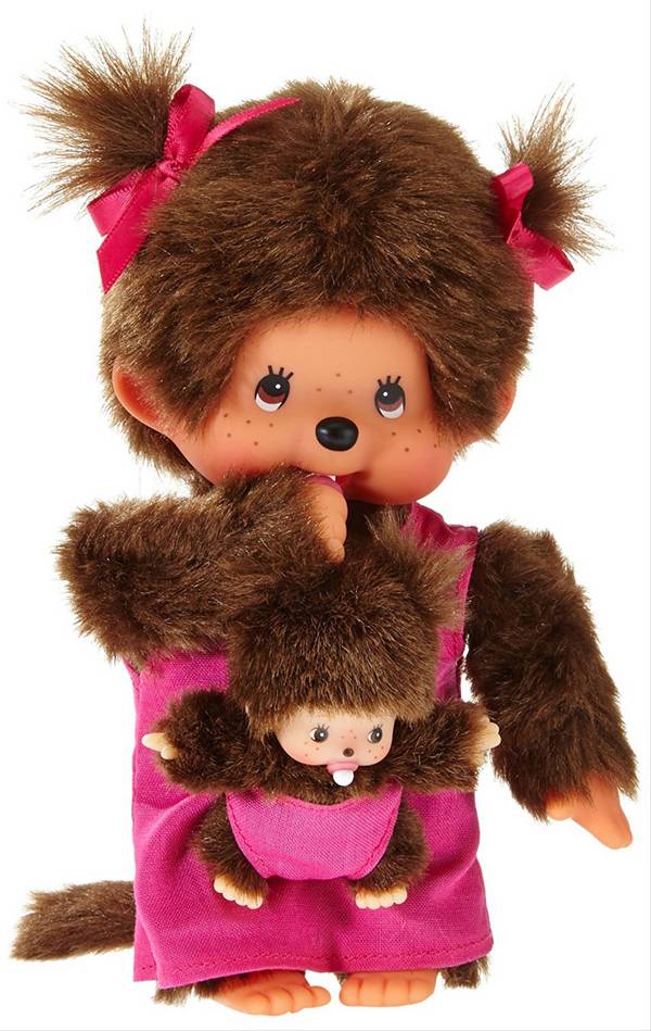 Vedes Monchhichi Mother Care Pink Girl, ca. 20 cm 236200