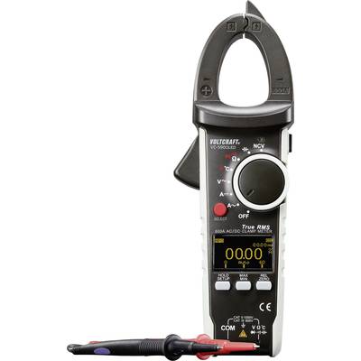VOLTCRAFT VC590 OLED Clamp meter Calibrated to (ISO standards) Digital OLED display CAT III 600 V, CAT II 1000 V Display