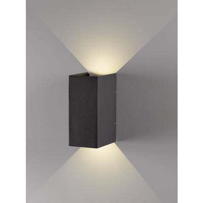 Nordlux Norma 77611010 LED outdoor wall light EEC: F (A - G) LED (monochrome) Built-in LED 6 W Anthracite