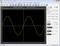 An oscilloscope display shows a sine wave with a frequency of 1000.000 Hz and amplitude of 2.00 on a grid screen.