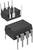 Two black integrated circuits with metallic connections. They are positioned side by side, in a typical DIL package.