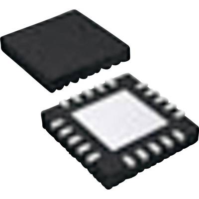 Figure showing two square microprocessor chips hovering over each other, with visible contacts on the sides.