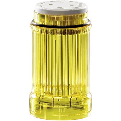Yellow plastic shaker with lid, used for herbs or sugar. The textured surface provides better grip.