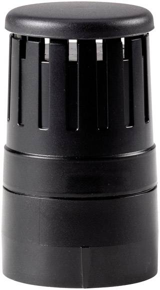 A black, cylindrical object with slots, possibly a ventilation element or technical component.