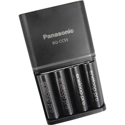 Panasonic BQ-CC55E Charger for cylindrical cells NiMH AAA , AA 