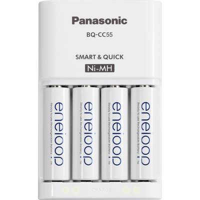 Panasonic BQ-CC55E Charger for cylindrical cells NiMH AAA , AA-1