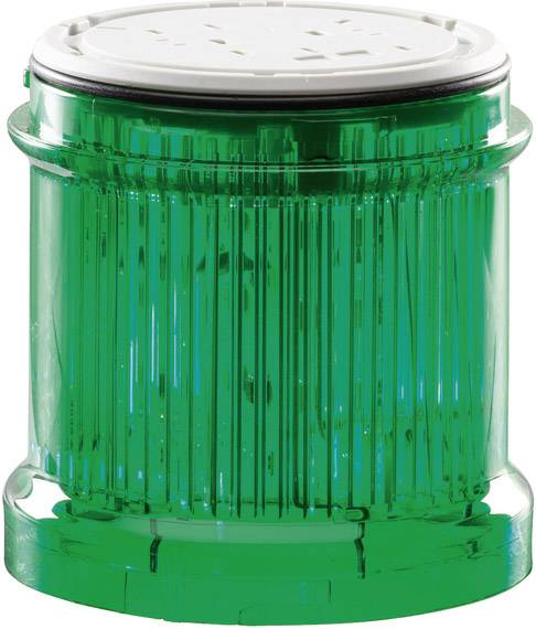 A green transparent container with a white round lid. The container has vertical grooves and a cylindrical shape.