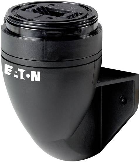 A black, robust enclosure, wall-mounted, with the 'EATON' logo, typical for industrial applications or electrical installations.