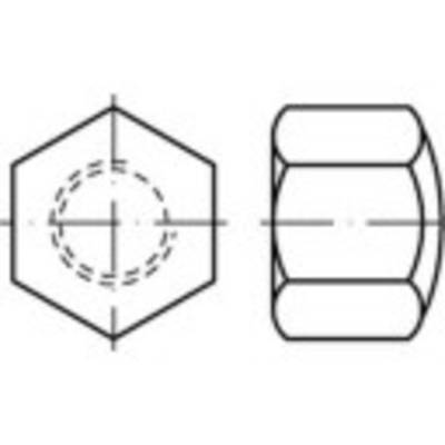 Two technical drawings: on the left, a top-down view of a hexagon with an inscribed circle, on the right, a cross-section of a rounded object with an indentation.