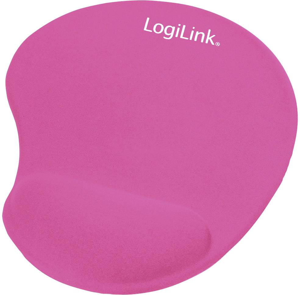 LogiLink ID0027P Mouse pad with wrist rest Ergonomic Pink