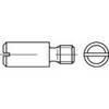 TOOLCRAFT 119071 Shoulder screws M4 6 mm Slot DIN 927 Steel 100 pc(s)