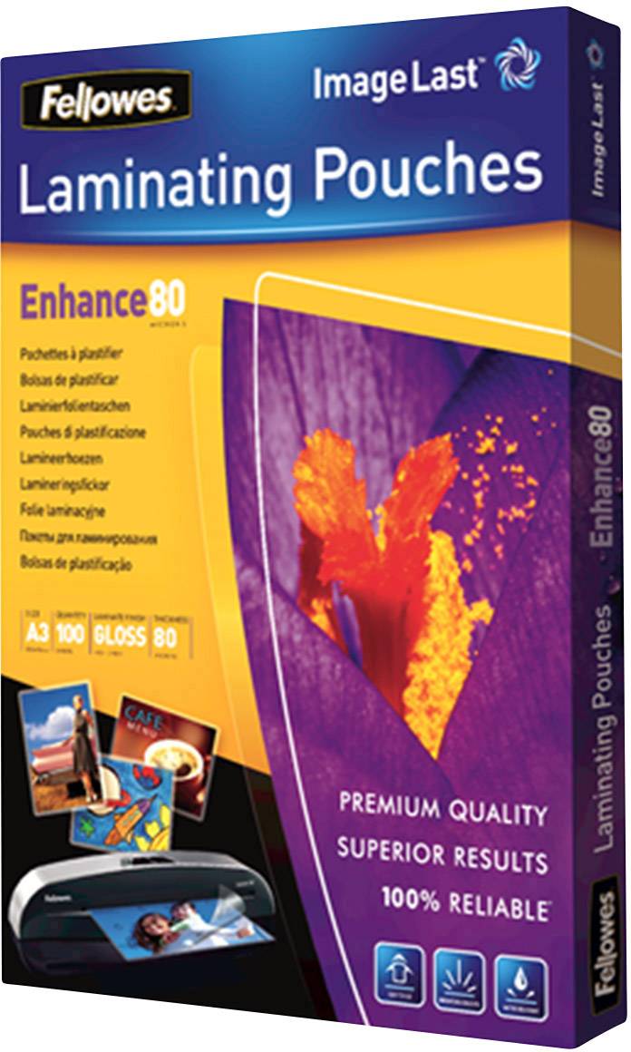 Fellowes Laminate sheet A3 80 micron glossy 100 pc(s)